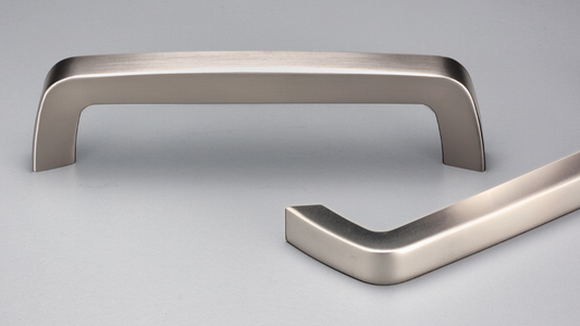Kethy Epoch Light Curved D Handle C to C  Brushed Nickel Available in 2 Sizes : 128mm ,160mm