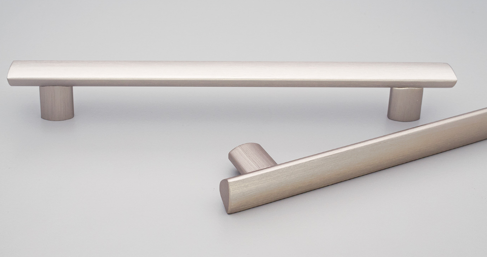 Kethy Aluminium Rail Handle 192mm C to C Brushed INOX