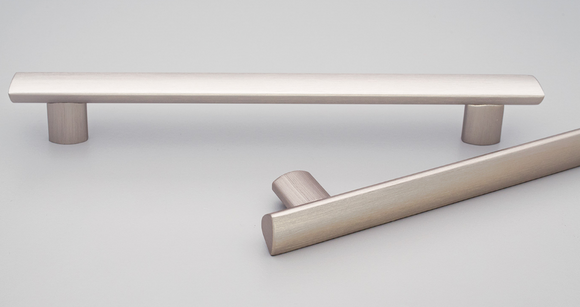 Kethy Aluminium Rail Handle 192mm C to C Brushed INOX