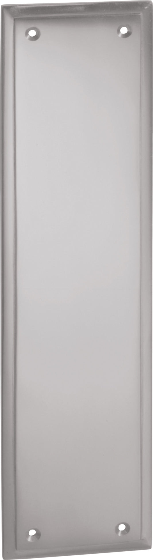Push Plate Milton Satin Chrome H300xW75mm