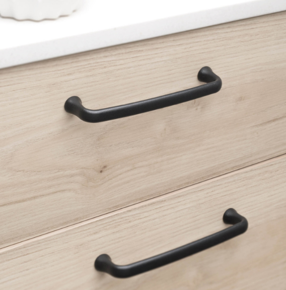 Kethy Bilbao Cast Iron Handle 160mm C to C Black