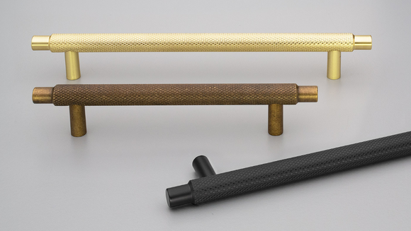 Kethy Herning Handle 192mm C to C Available In 3 Colours : Antique Bronze ,Brushed Gold ,Black Paint Matt#7