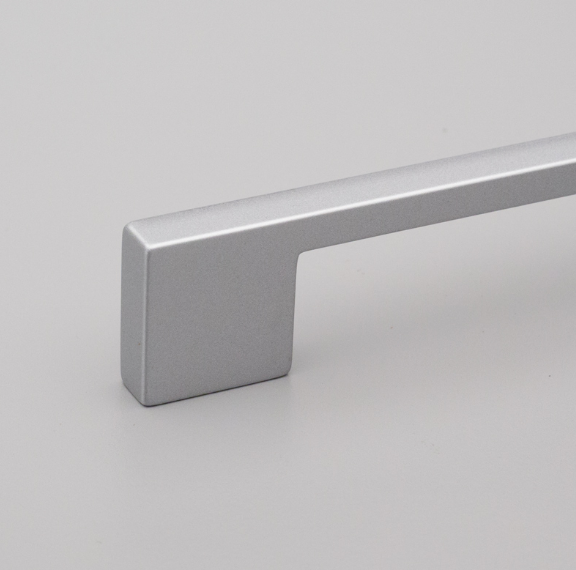 Kethy Byron 192mm Thin Flat D Handle C to C Available In 4 Colours : Matt Champagne Paint ,Matt Graphite Paint ,Black Paint Matt#4 ,Matt Silver Paint