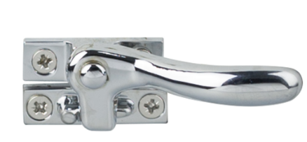 Drake & Wrigley 133 Split Rail Fastener Left & Right Hand Length - 70mm  Width - 45mm  Height - 43mm In 8 Colours : Brass Plate ,Black ,Chrome Plate ,Florentine Bronze ,Oil Rubbed Bronze ,Satin Bronze ,Satin Chrome Plate ,Satin Nickle Plate