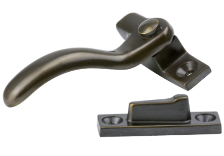 Drake & Wrigley 133 Split Rail Fastener Left & Right Hand Length - 70mm  Width - 45mm  Height - 43mm In 8 Colours : Brass Plate ,Black ,Chrome Plate ,Florentine Bronze ,Oil Rubbed Bronze ,Satin Bronze ,Satin Chrome Plate ,Satin Nickle Plate