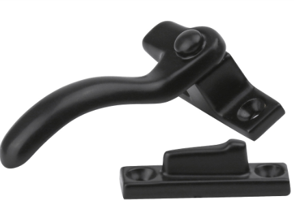 Drake & Wrigley 133W Weather Seal Split Rail Fastener Left & Right Hand  In 8 Colours : Brass Plate ,Black ,Chrome Plate ,Florentine Bronze ,Oil Rubbed Bronze ,Satin Bronze ,Satin Chrome Plate ,Satin Nickle Plate