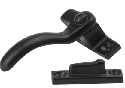 Drake & Wrigley 133W Weather Seal Split Rail Fastener Left & Right Hand  In 8 Colours : Brass Plate ,Black ,Chrome Plate ,Florentine Bronze ,Oil Rubbed Bronze ,Satin Bronze ,Satin Chrome Plate ,Satin Nickle Plate