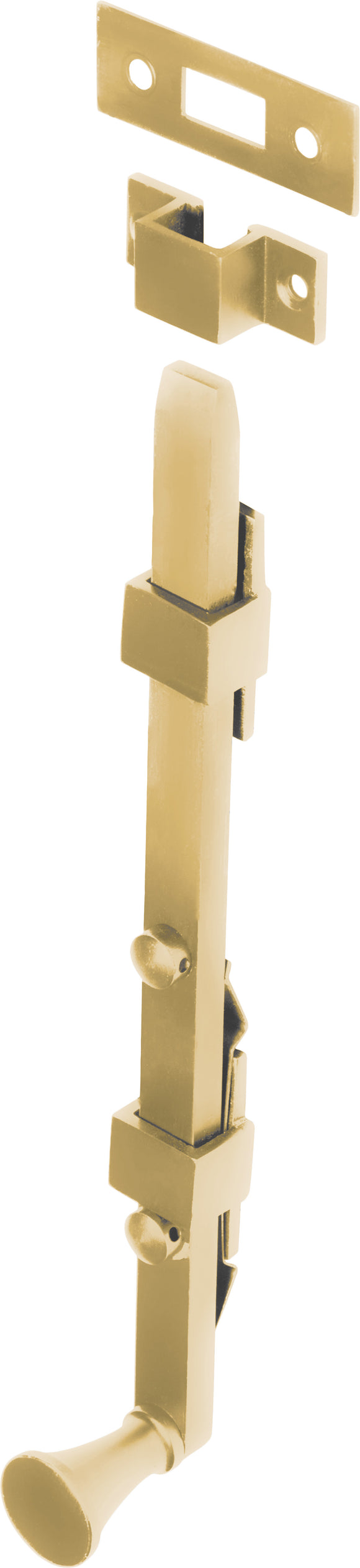 Panic Bolt Polished Brass L255mm