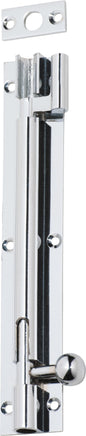 Barrel Bolt Offset Chrome Plated L150xW25mm