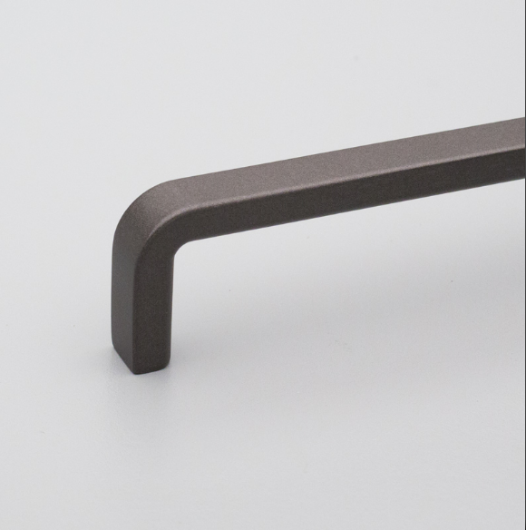 Kethy Byron 288mm Thin Flat D Handle C to C Available In 4 Colours : Matt Champagne Paint ,Matt Graphite Paint ,Black Paint Matt#4 ,Matt Silver Paint