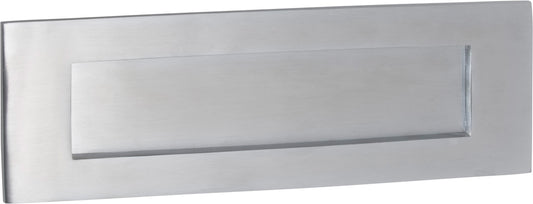 Letter Plate Satin Chrome H100xW300mm