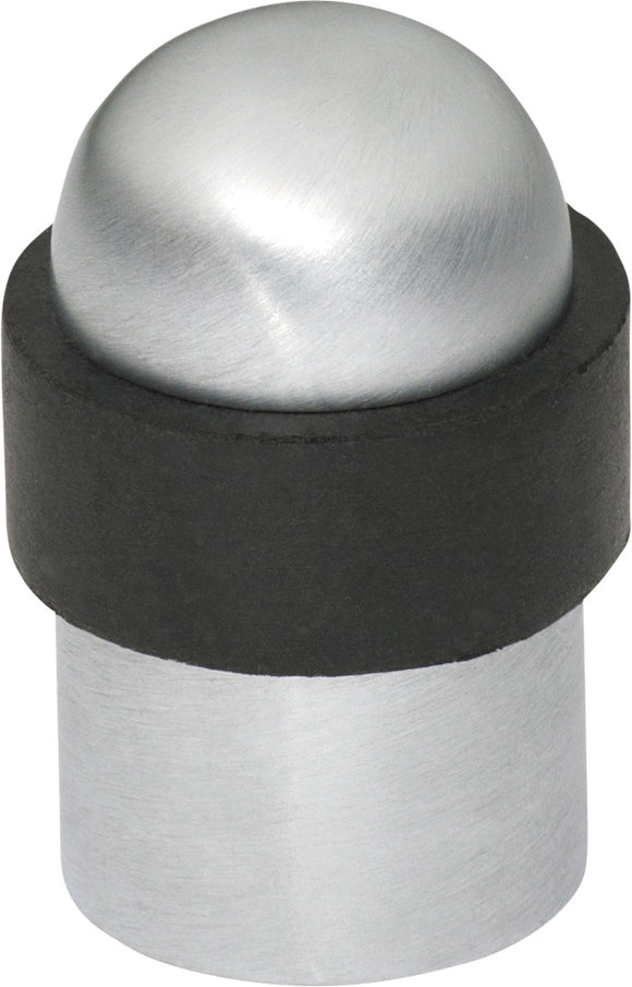 Door Stop Domed Satin Chrome H50xD30mm