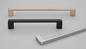Kethy Bega Handle 160mm C to C Available In 4 Colours : Matt Champagne Paint ,Matt Graphite Paint ,Black Paint Matt#4 ,Matt Silver Paint