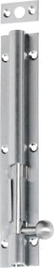 Barrel Bolt Long Throw Satin Chrome L150xW25mm Throw 30mm