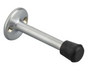 Drake & Wrigley 1234 Wall Mounted Door Stop With Rubber End In 7 Colours : Brass Plate ,Black ,Chrome Plate ,Florentine Bronze ,Oil Rubbed Bronze ,Satin Bronze ,Satin Chrome Plate