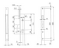 Sylvan Iseo Swing Bolt - Strike Plate Sold Seperately Stainless steel plate Available In Basket Sizes : 25mm ,30mm ,35mm