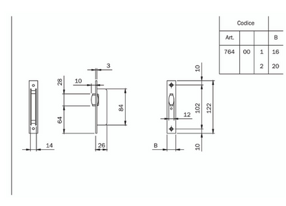 Sylvan Iseo Heavy Duty Roller Bolt ( Catch ) Strike Plate Included Nickel plate finish.