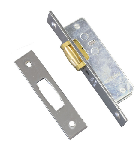 Sylvan Iseo Heavy Duty Roller Bolt ( Catch ) Strike Plate Included Nickel plate finish.