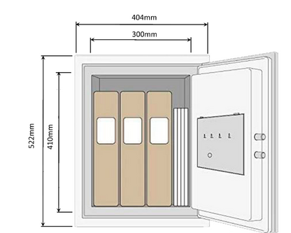 YALE FIRE SAFE DOCUMENT MEDIUM ,LARGE & EXTRA LARGE