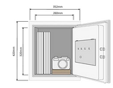 YALE FIRE SAFE DOCUMENT MEDIUM ,LARGE & EXTRA LARGE