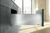 Blum Legrabox pure kitset stainless steel Length 550mm x 106mm - 257mm ( height 4 Options) 70kg