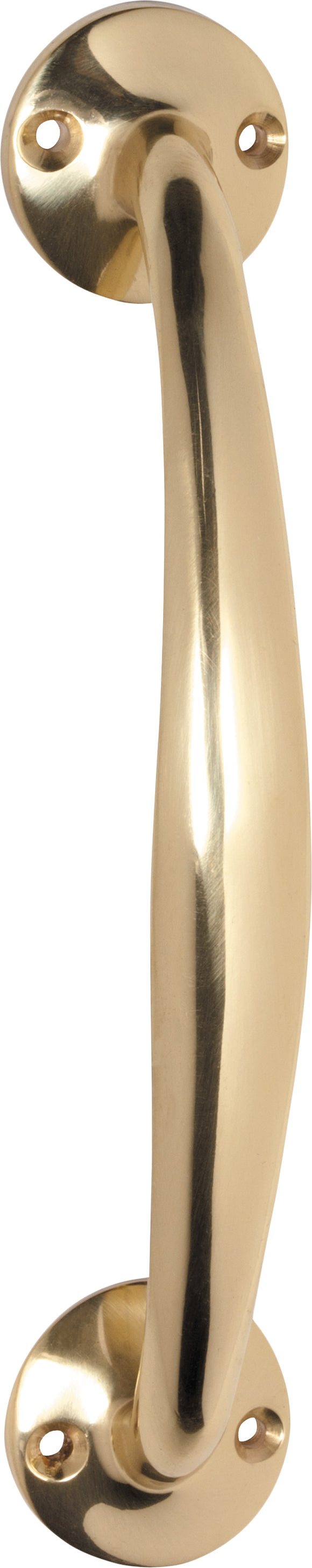 Pull Handle Telephone Polished Brass L187xP45mm