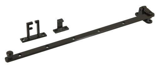 Jaeco Casement Stay 355mm Side Hung Window In 6 Colours : Brass Plate ,Chrome ,Florentine Bronze ,Satin Chrome ,Satin Nickel ,White