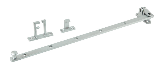 Jaeco Casement Stay 355mm Side Hung Window In 6 Colours : Brass Plate ,Chrome ,Florentine Bronze ,Satin Chrome ,Satin Nickel ,White