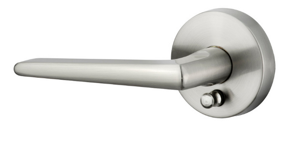 Sylvan Beaumont Tubular Privacy ,Dummy Trim & Passage Lever Handle Set Satin Nickel finish