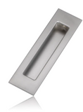 Mardeco 1141L Flush Pull Large Height 165mm x Width 50mm Available In 5 Colours  : Black ,Brushed Nickel ,Brushed Satin Chrome  ,Satin Chrome ,White