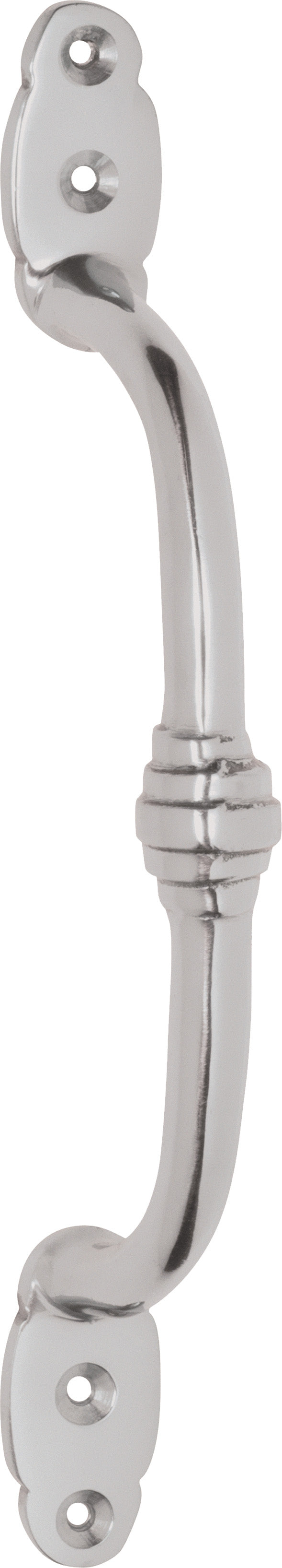 Pull Handle Offset Banded Satin Chrome H180xP41mm – Hardware & Panel ...