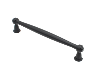ELITE TRADITIONAL BAR FINISH SATIN BLACK HOLE CENTRE AVAILABLE IN 4 SIZES : 128MM ,160MM ,224MM ,256MM