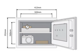 YALE FIRE SAFE DOCUMENT MEDIUM ,LARGE & EXTRA LARGE