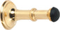 Door Stop Concealed Fix Small Polished Brass D43xP80mm