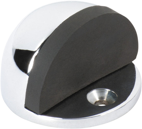 Door Stop Oval Chrome Plated H29xD40mm
