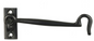 MILES NELSON CABIN HOOK 8MM x 75MM IN 5 COLOURS : BRASS ,CHROME  ,FLORENTINE BRONZE ,SATIN GRAPHITE ,SATIN CHROME FINISH