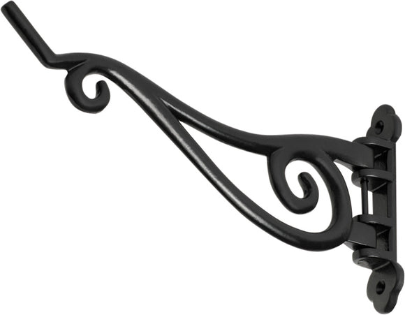 Planter Hook Iron Matt Black H125xP250mm