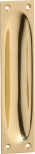 Sliding Door Pull Classic Large Polished Brass H140xW32mm
