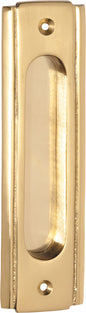 Sliding Door Pull Traditional Polished Brass H150xW43mm