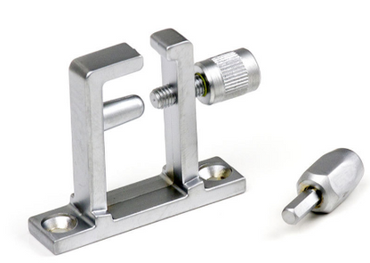 Jaeco Security Locking G.L.P Only For 180 Casement Stay In 4 Colors : Brass ,Chrome ,Satin Chrome ,Satin Nickel