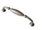 ELITE FLORENTINE PULL HANDLE HOLE CENTRE 128MM ( HEIGHT 35MM x LENGTH 145MM x WIDTH 21MM ) AVAILABLE IN 4 COLOURS : SATIN BLACK ,ANTIQUE BRONZE ,BLACK IRON ,ANTIQUE PEWTER