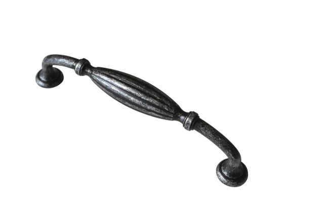 ELITE FLORENTINE PULL HANDLE HOLE CENTRE 128MM ( HEIGHT 35MM x LENGTH 145MM x WIDTH 21MM ) AVAILABLE IN 4 COLOURS : SATIN BLACK ,ANTIQUE BRONZE ,BLACK IRON ,ANTIQUE PEWTER