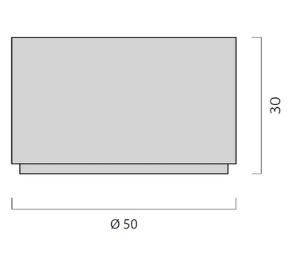 JNF Door Stopper Loft 50mm Floor Mount Available In Colours : Stainless Steel ,Titanium Black ,Titanium Gold