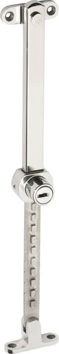 Casement Stay Stainless Steel Telescopic Locking Polished Stainless Steel L200-295mm