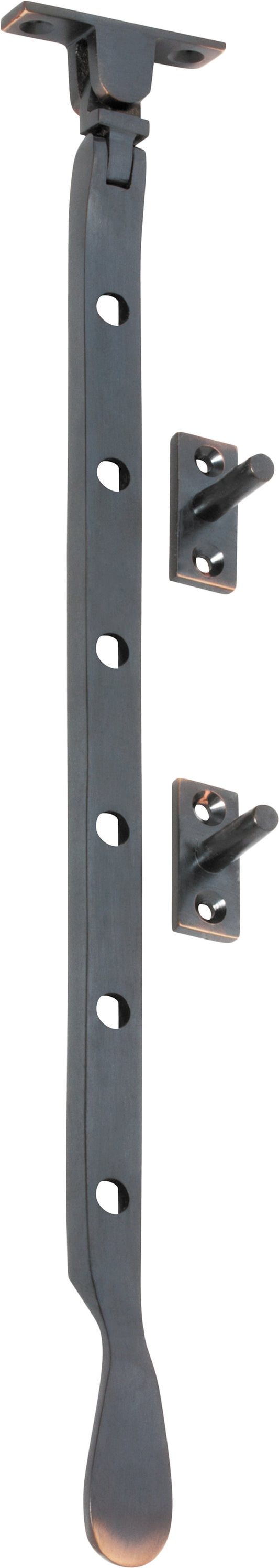 Casement Stay Base Fix Large Antique Copper L300mm