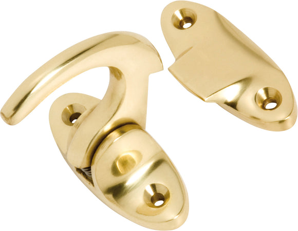 Spur Catch Polished Brass H47xP46mm