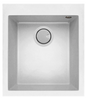 MERCER DURO GRANITE  ( VENICE, PARATO, TRENTO ) SINGLE BOWL - BLACK. CONCRETE & WHITE.