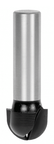 T-CUT  CORE BOX ROUTER BIT AVAILABLE IN 6 SIZES  : 12.7mm., 16.0mm, 19.0mm, 25.4mm, 32.0mm, 38.0mm ( 1/2" Shank )