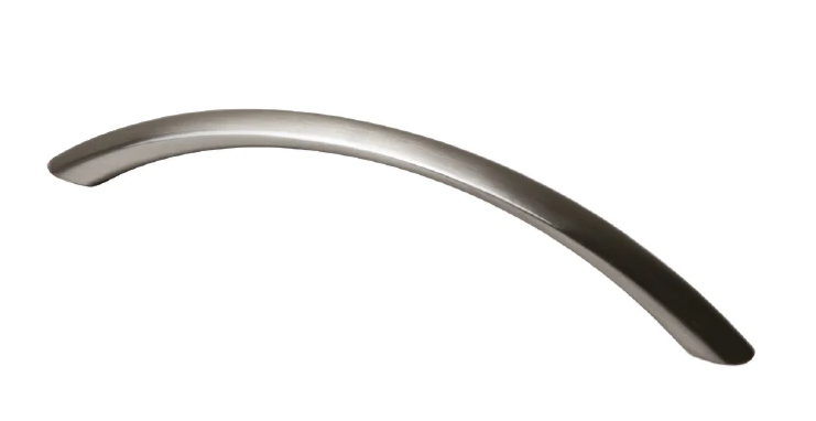 ELITE BIG BOW HOLE CENTRE 128MM ( LENGTH 145MM x HEIGHT 26MM x WIDTH 10MM ) AVAILABLE IN 4 COLOURS : CHROME PLATED ,BRUSHED NICKEL ,MATT CHROME PLATED ,SATIN NICKEL