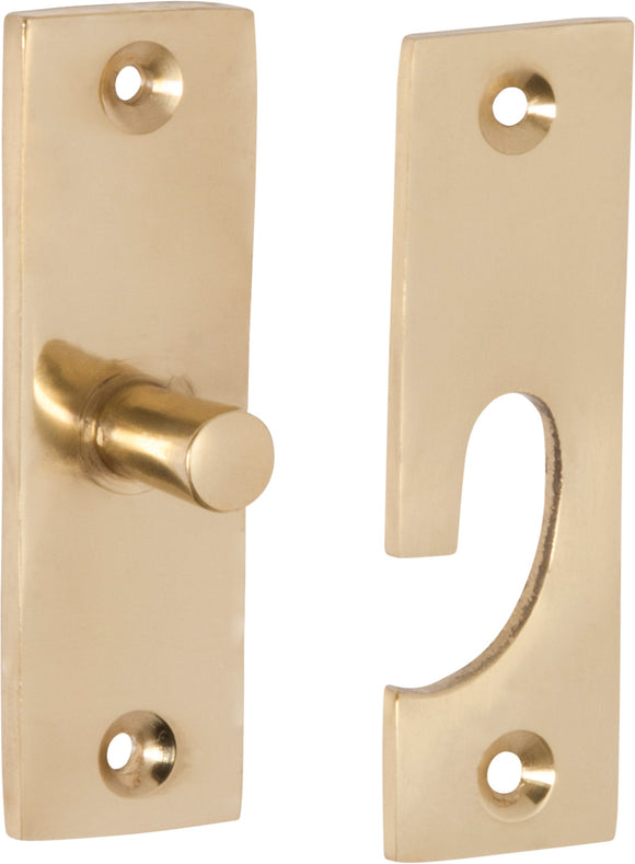 Fanlight Swivel Polished Brass H73xW23mm